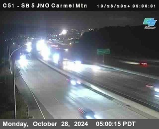 SB 5 at Carmel Mountain Rd.