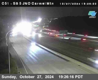 SB 5 at Carmel Mountain Rd.