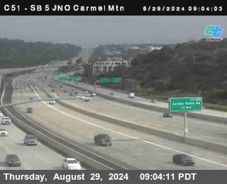 SB 5 at Carmel Mountain Rd.