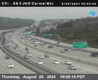 SB 5 at Carmel Mountain Rd.