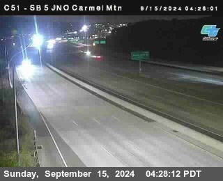 SB 5 at Carmel Mountain Rd.