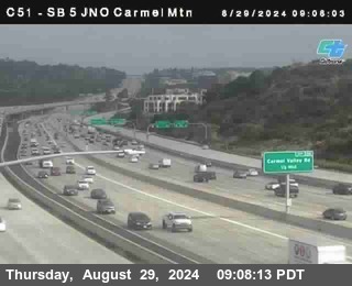 SB 5 at Carmel Mountain Rd.