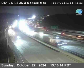 SB 5 at Carmel Mountain Rd.