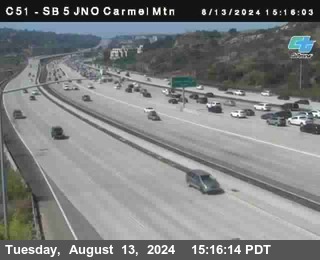 SB 5 at Carmel Mountain Rd.