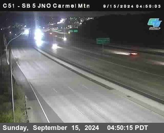 SB 5 at Carmel Mountain Rd.