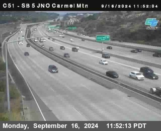 SB 5 at Carmel Mountain Rd.