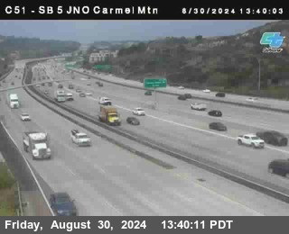 SB 5 at Carmel Mountain Rd.