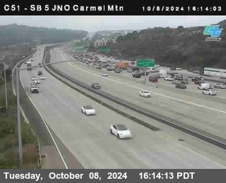 SB 5 at Carmel Mountain Rd.