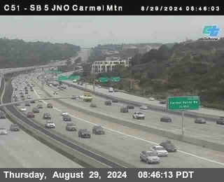 SB 5 at Carmel Mountain Rd.