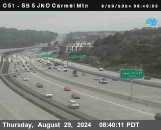 SB 5 at Carmel Mountain Rd.