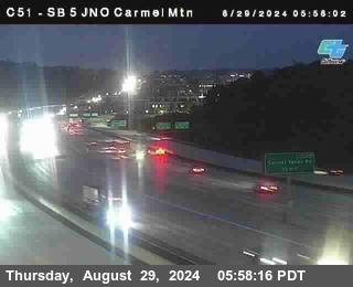 SB 5 at Carmel Mountain Rd.