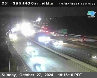 SB 5 at Carmel Mountain Rd.