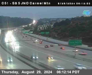 SB 5 at Carmel Mountain Rd.