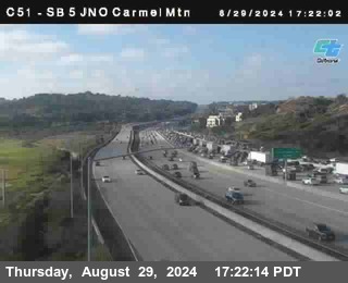 SB 5 at Carmel Mountain Rd.