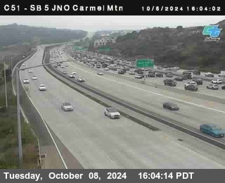 SB 5 at Carmel Mountain Rd.