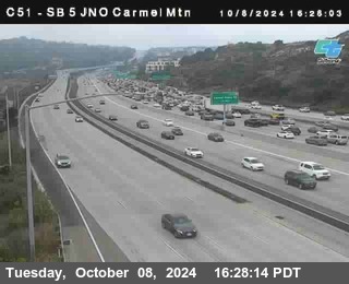 SB 5 at Carmel Mountain Rd.