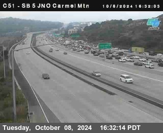 SB 5 at Carmel Mountain Rd.