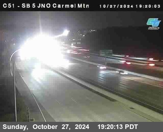 SB 5 at Carmel Mountain Rd.