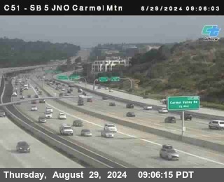 SB 5 at Carmel Mountain Rd.