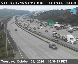 SB 5 at Carmel Mountain Rd.