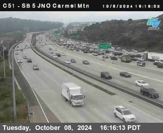 SB 5 at Carmel Mountain Rd.