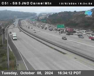 SB 5 at Carmel Mountain Rd.