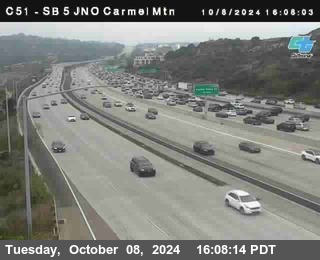 SB 5 at Carmel Mountain Rd.