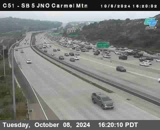 SB 5 at Carmel Mountain Rd.