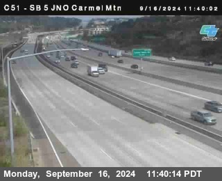 SB 5 at Carmel Mountain Rd.