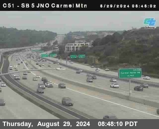 SB 5 at Carmel Mountain Rd.