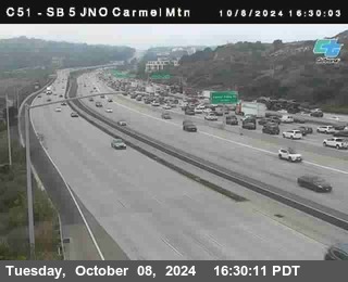 SB 5 at Carmel Mountain Rd.