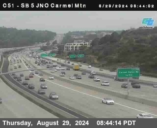 SB 5 at Carmel Mountain Rd.