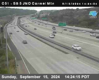 SB 5 at Carmel Mountain Rd.