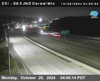 SB 5 at Carmel Mountain Rd.