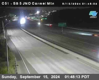 SB 5 at Carmel Mountain Rd.