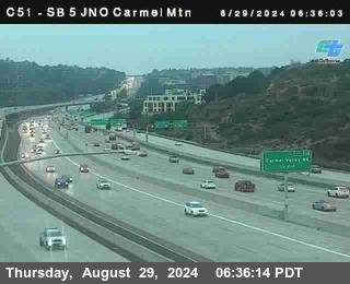 SB 5 at Carmel Mountain Rd.