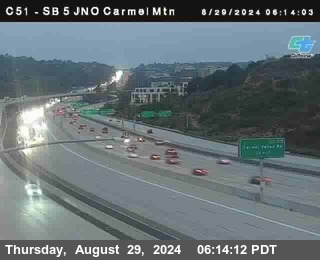 SB 5 at Carmel Mountain Rd.