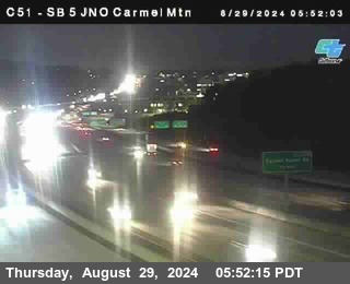 SB 5 at Carmel Mountain Rd.