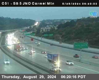 SB 5 at Carmel Mountain Rd.