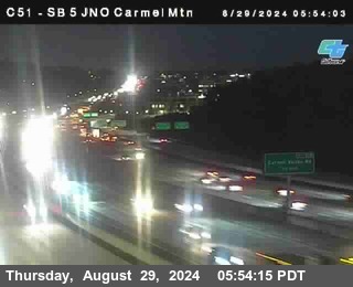 SB 5 at Carmel Mountain Rd.