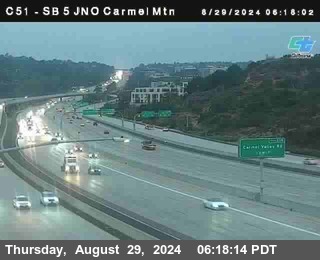 SB 5 at Carmel Mountain Rd.