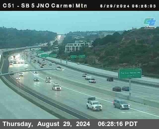 SB 5 at Carmel Mountain Rd.