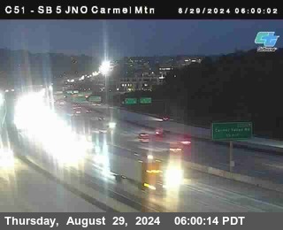 SB 5 at Carmel Mountain Rd.