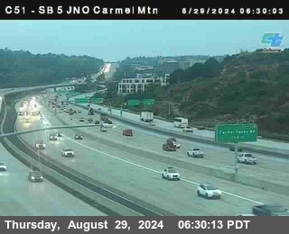 SB 5 at Carmel Mountain Rd.