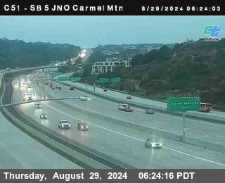 SB 5 at Carmel Mountain Rd.