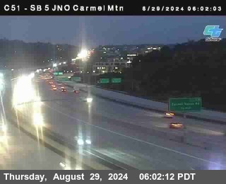 SB 5 at Carmel Mountain Rd.