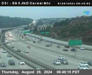 SB 5 at Carmel Mountain Rd.