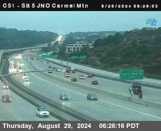 SB 5 at Carmel Mountain Rd.