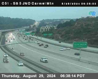 SB 5 at Carmel Mountain Rd.