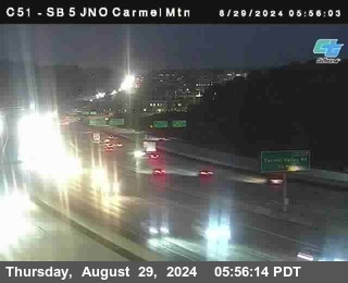 SB 5 at Carmel Mountain Rd.